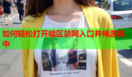 如何轻松打开暗区禁网入口并畅游其中