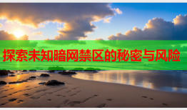 探索未知暗网禁区的秘密与风险