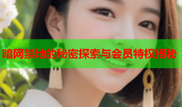 暗网禁地的秘密探索与会员特权揭秘