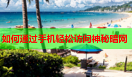 如何通过手机轻松访问神秘暗网