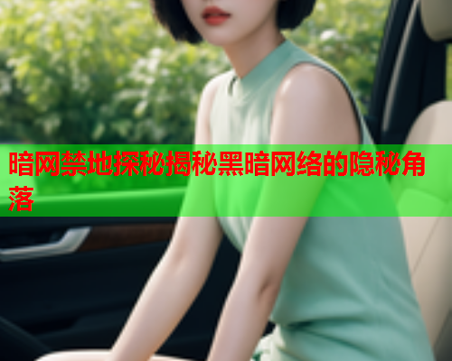 暗网禁地探秘揭秘黑暗网络的隐秘角落