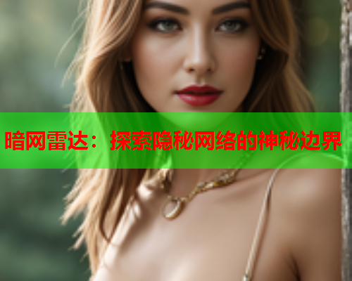暗网雷达：探索隐秘网络的神秘边界