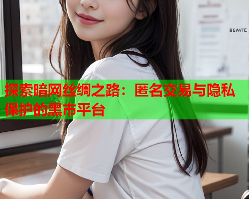探索暗网丝绸之路：匿名交易与隐私保护的黑市平台